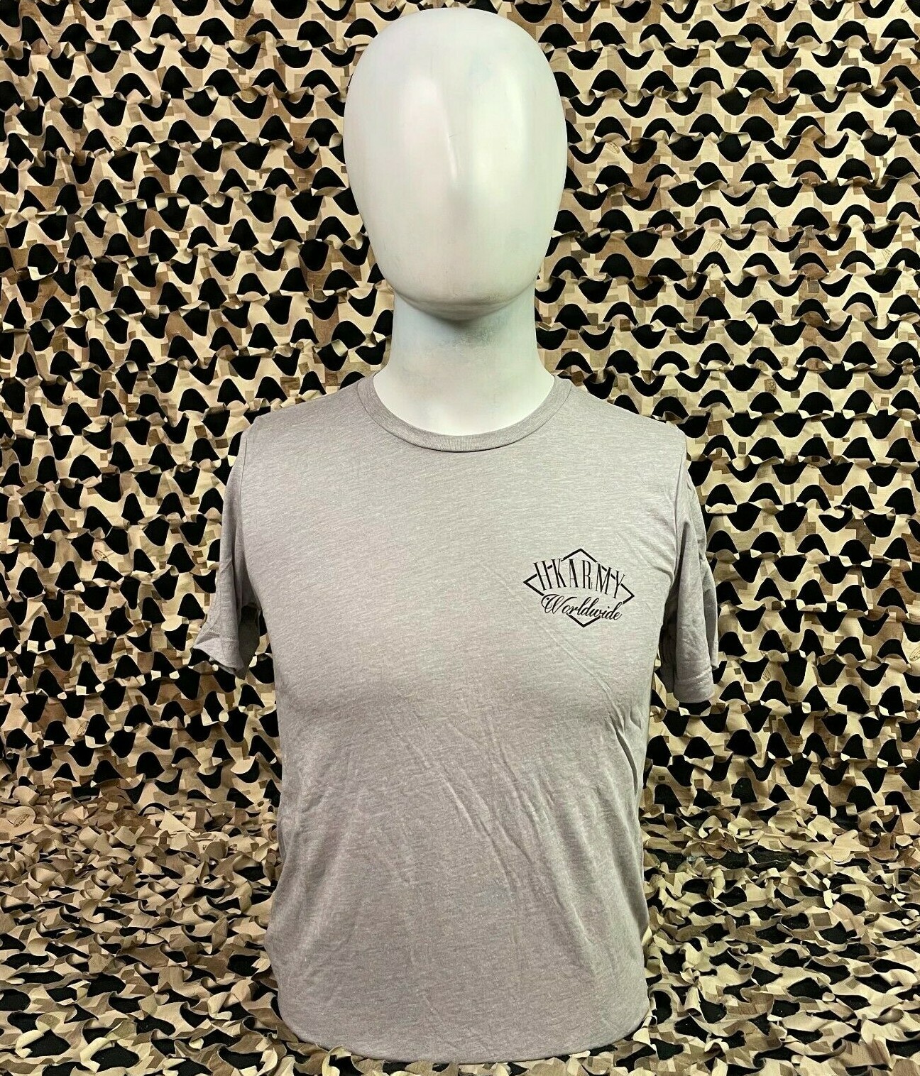 NEW HK Army Holding Down Paintball T-Shirt - Athletic Grey - Small
