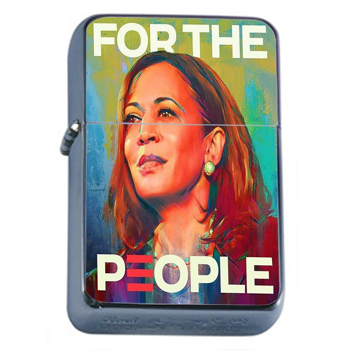 KAMALA For the People Flip Top Oil Lighter Wind Resistant
