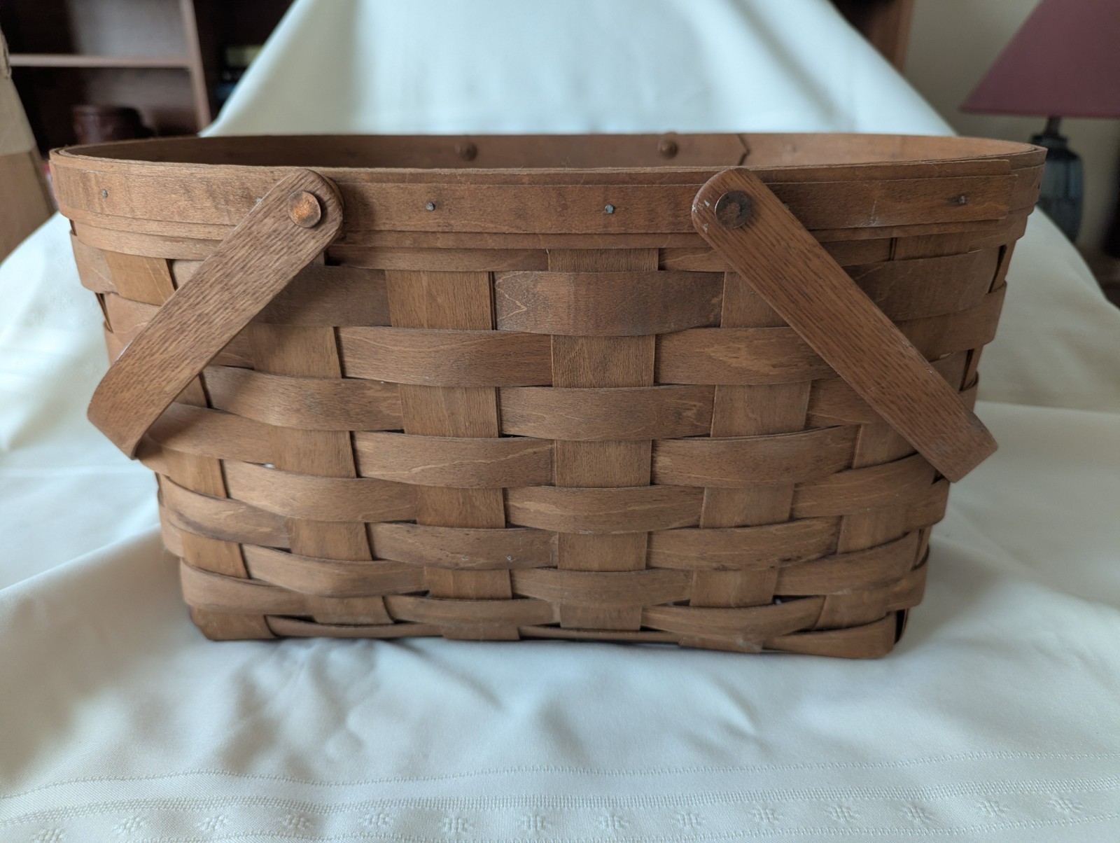 Henn Workshops Large Gathering Basket with Swing Handles