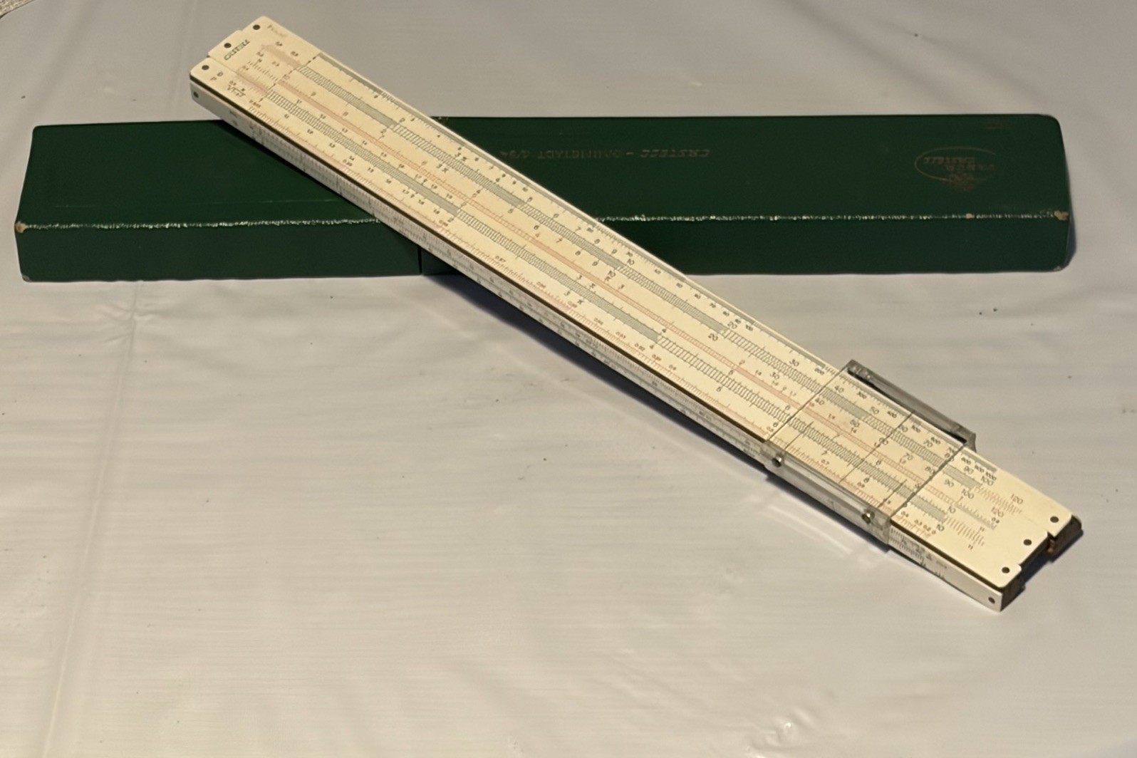 Vintage Faber Castell 1/54 Slide Rule   Darmstadt Scientific Calculator