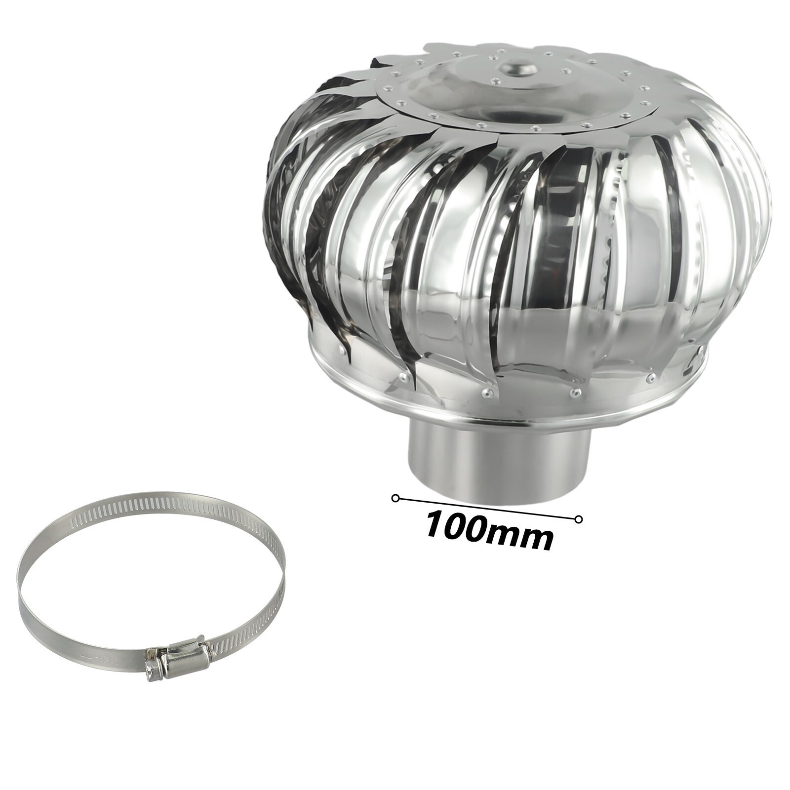 Rotating Hood Chimney Cowls Prevent Wind Draft Improve Ventilation Efficiency