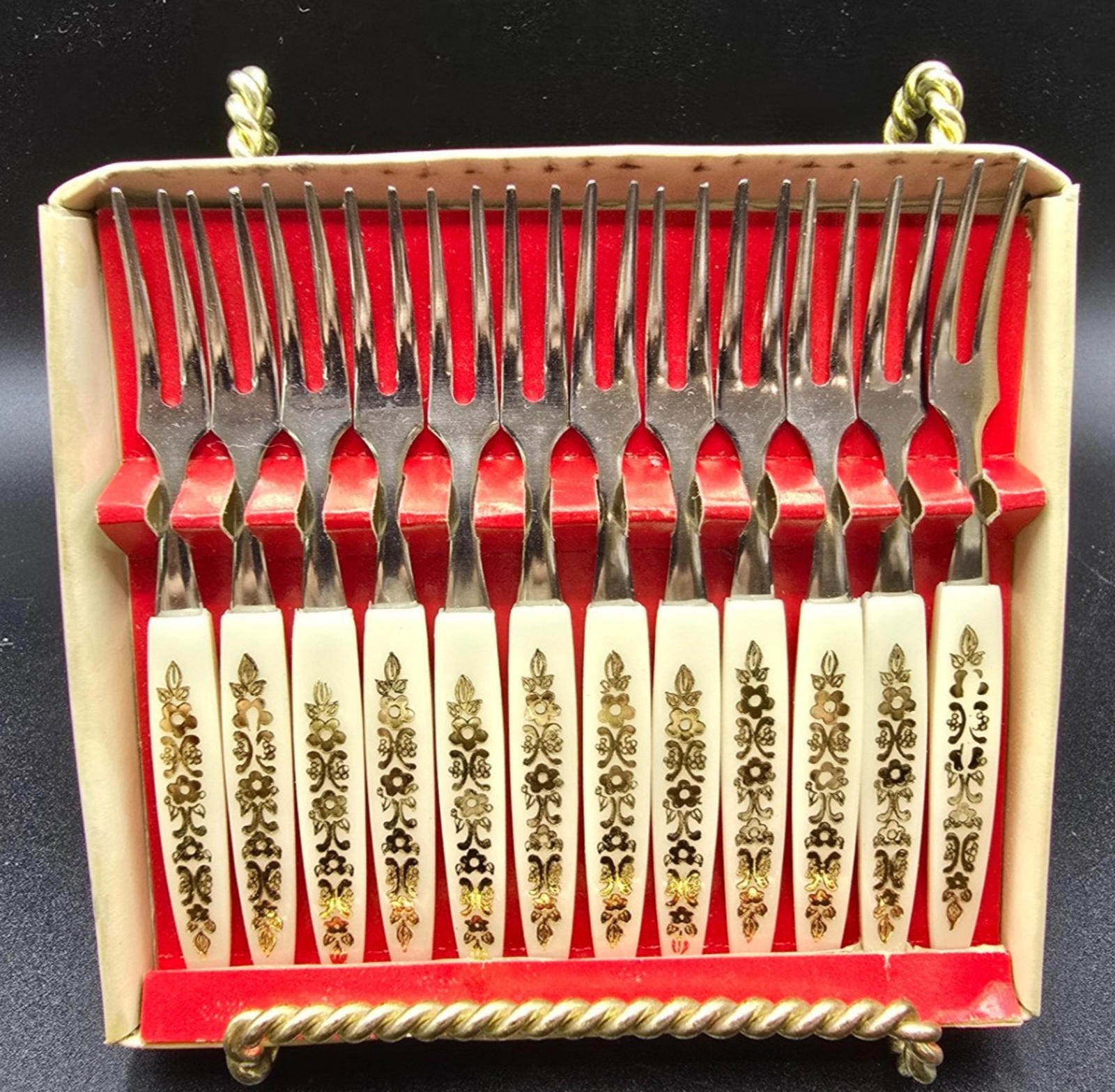 Little Forks: 12 Piece Set, Stainless Steel Hors D'oeuvre Forks - Made in Japan