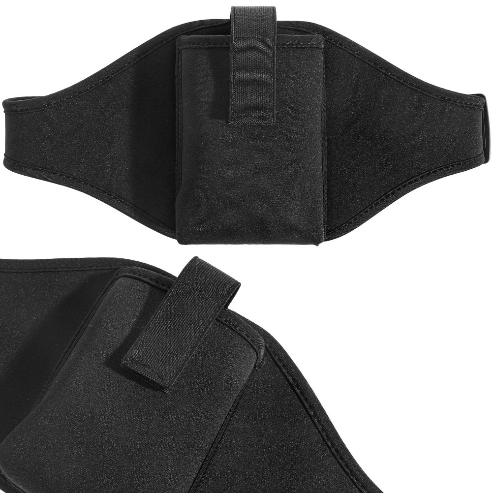 Fitness Waist Pack Mic Belt Adjustable Neoprene Microphone Holder Bag