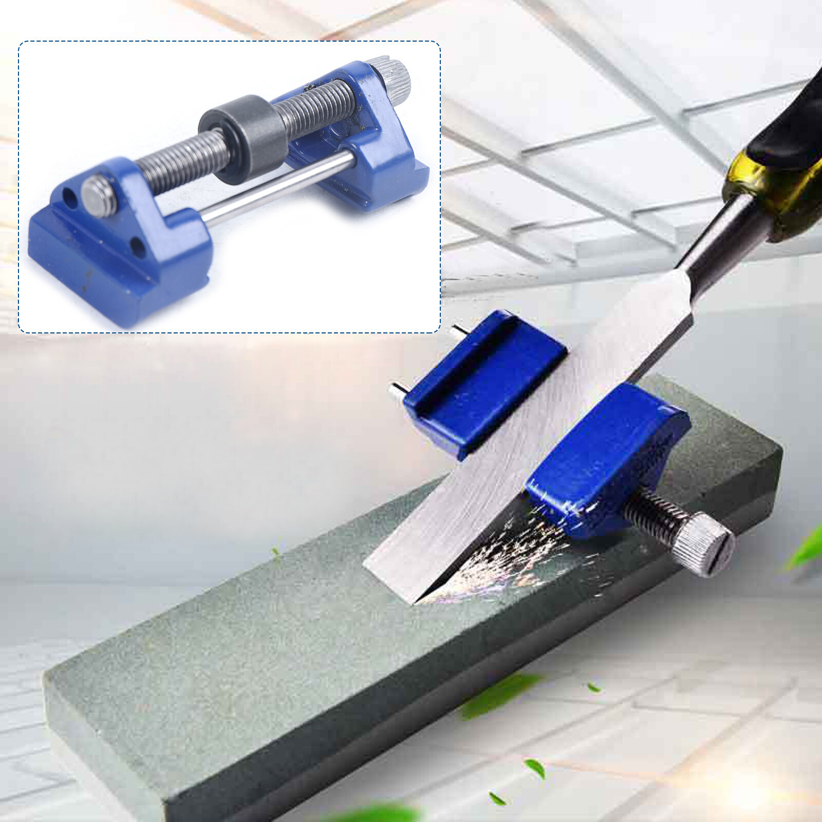Wood Chisel Angle Block Sharpening Guide Honing Sharpener Metal Honing Guide Jig