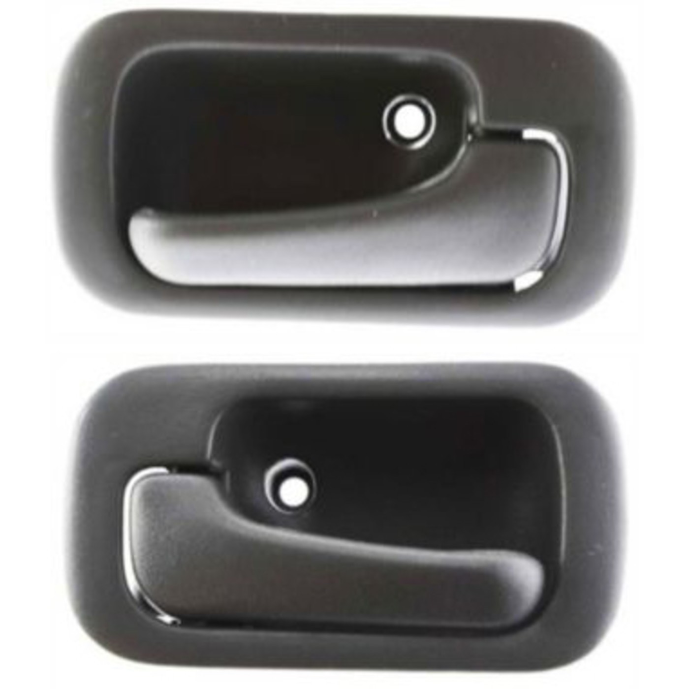 Interior Door Handle For 92-95 Honda Civic Set of 2 Sedan Gray Plastic