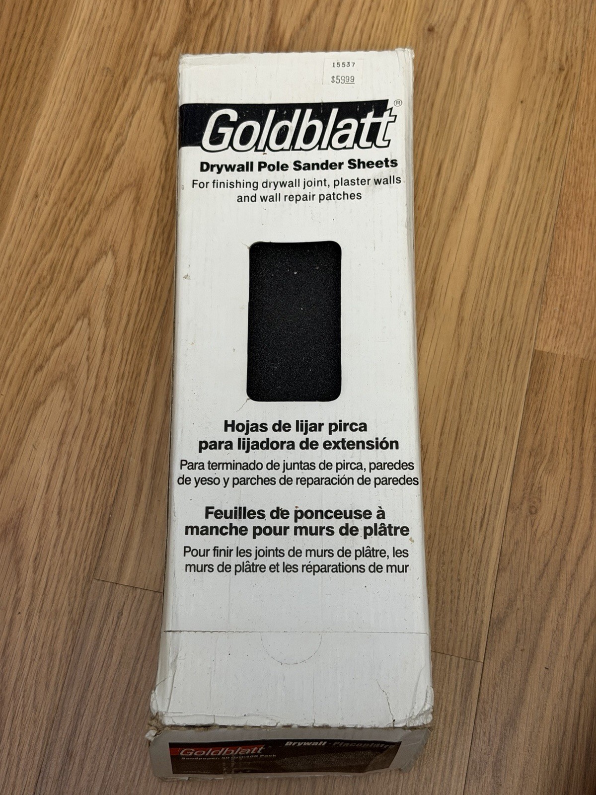 GOLDBLATt Drywall Pole Sander Paper 80 Grit (100 Sheets)