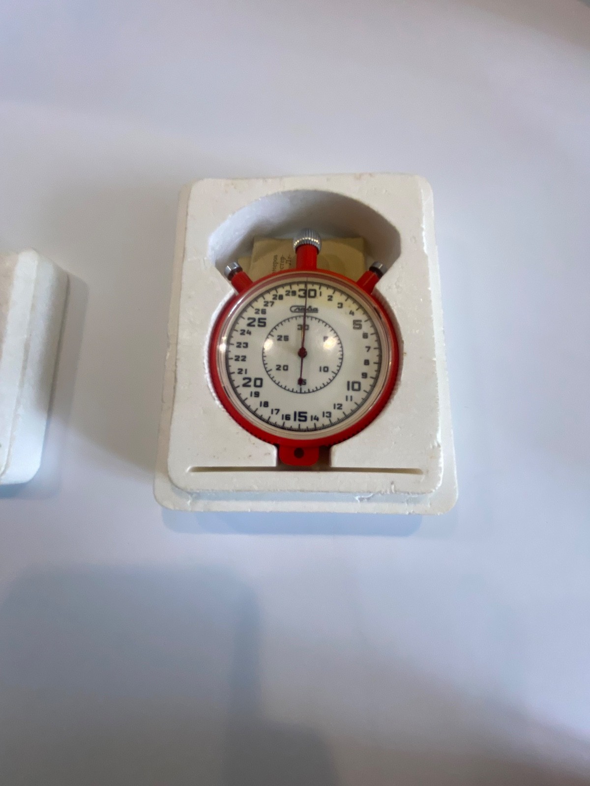 Vintage USSR Slava Stopwatch Mechanical 3 Button Working Soviet Timer Rare