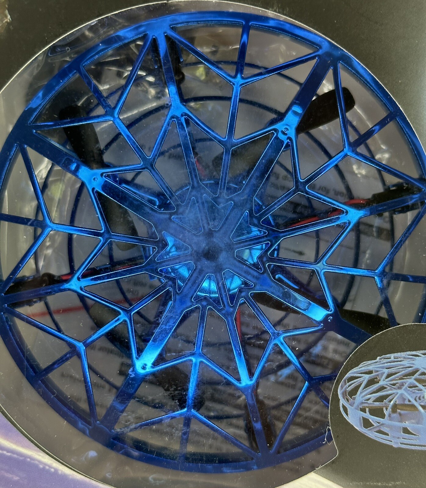 UFO Interactive Aircraft Gravity Toy Hand-Controlled Rechargeable Blue