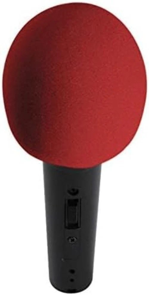 Foam Ball-Type Microphone Windscreen, Red