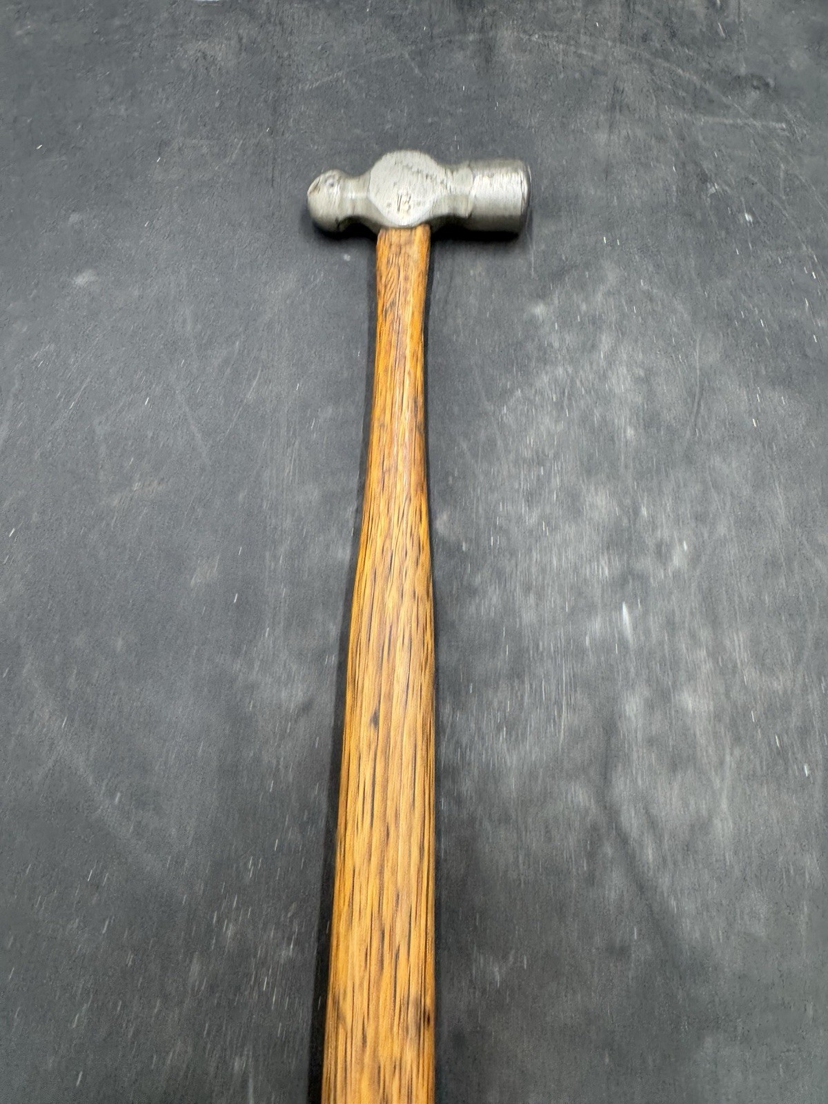 Small Antique Ball Pein Hammer Branded DE