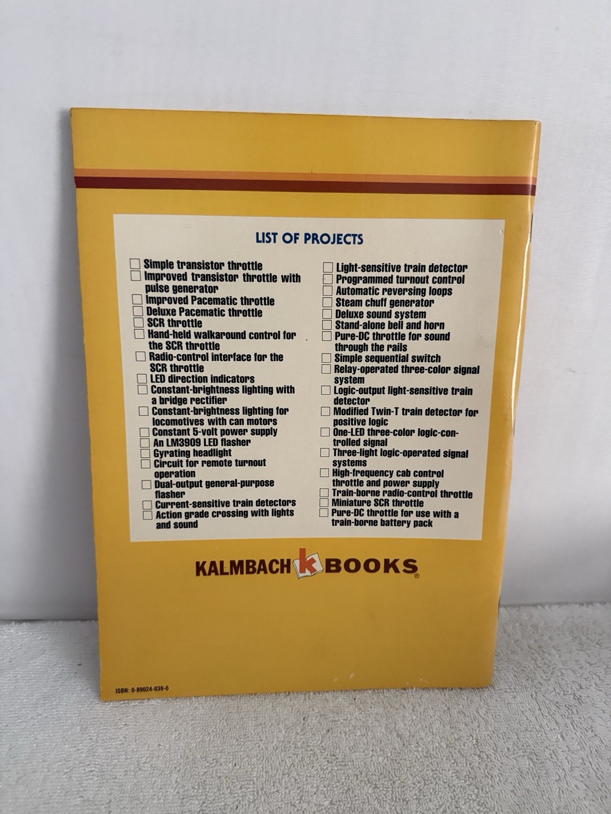 34 New Electronic Projects for Model Railroaders Second Print (Thorne, 1986)