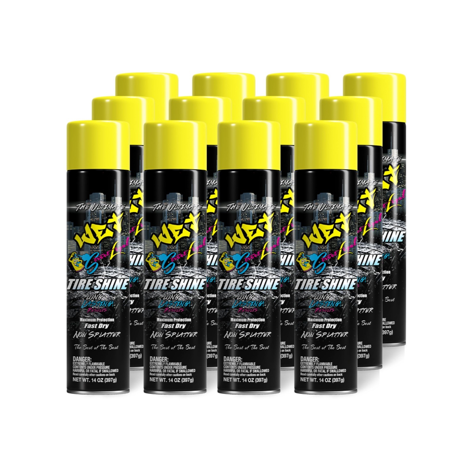 Street Legal The Ultimate Wet Tire Shine, High Gloss Wet-Look Tire Dressing, ...