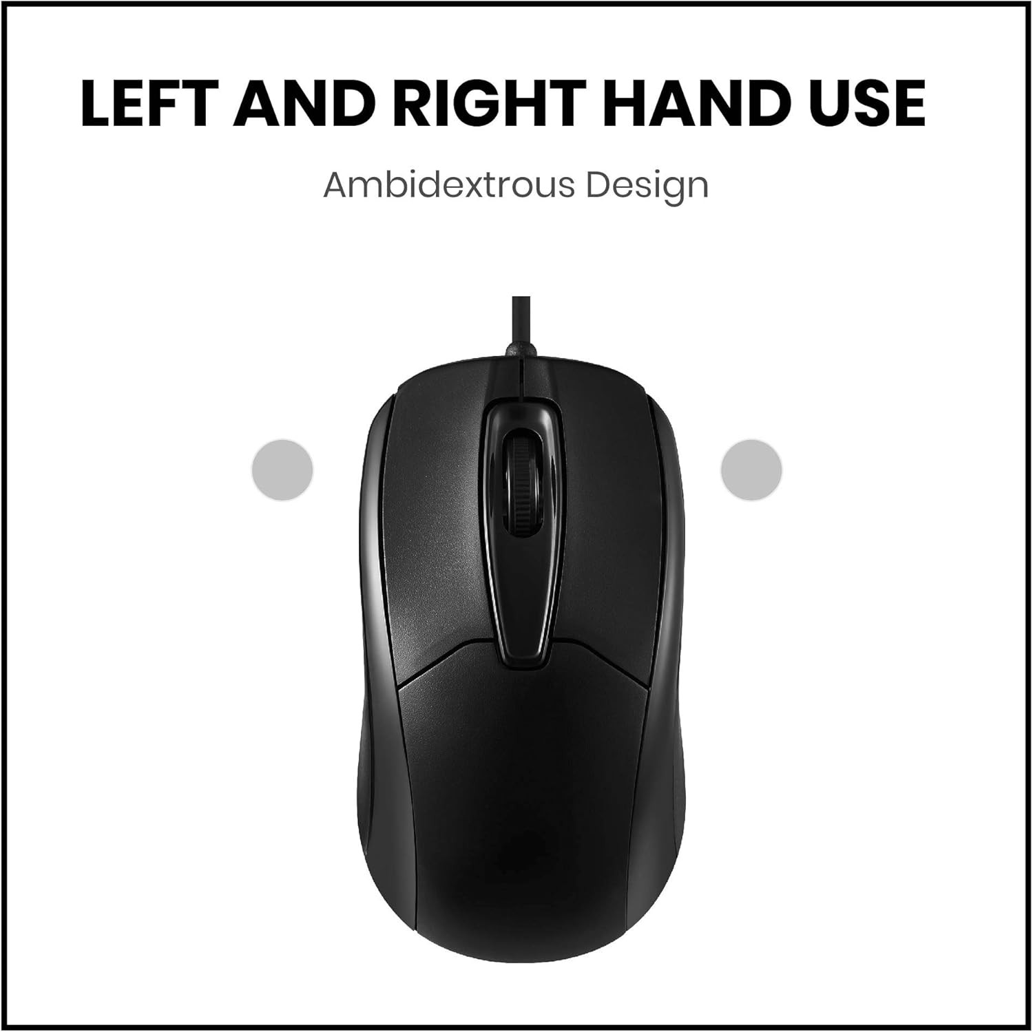 2XUSB 2.0 Optical Wired Scroll Wheel Mouse PC Laptop Notebook Desktop Black Mice