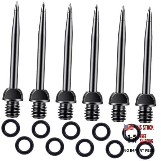16pcs Steel Dart Tips Points Set, 6pcs Dart Tips Points with 10pcs O Type
