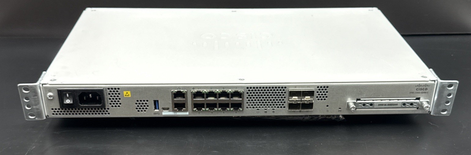 CISCO FIREPOWER FPR-1120 8-port GbE 4-port SFP FIREWALL Device /w 200GB SSD