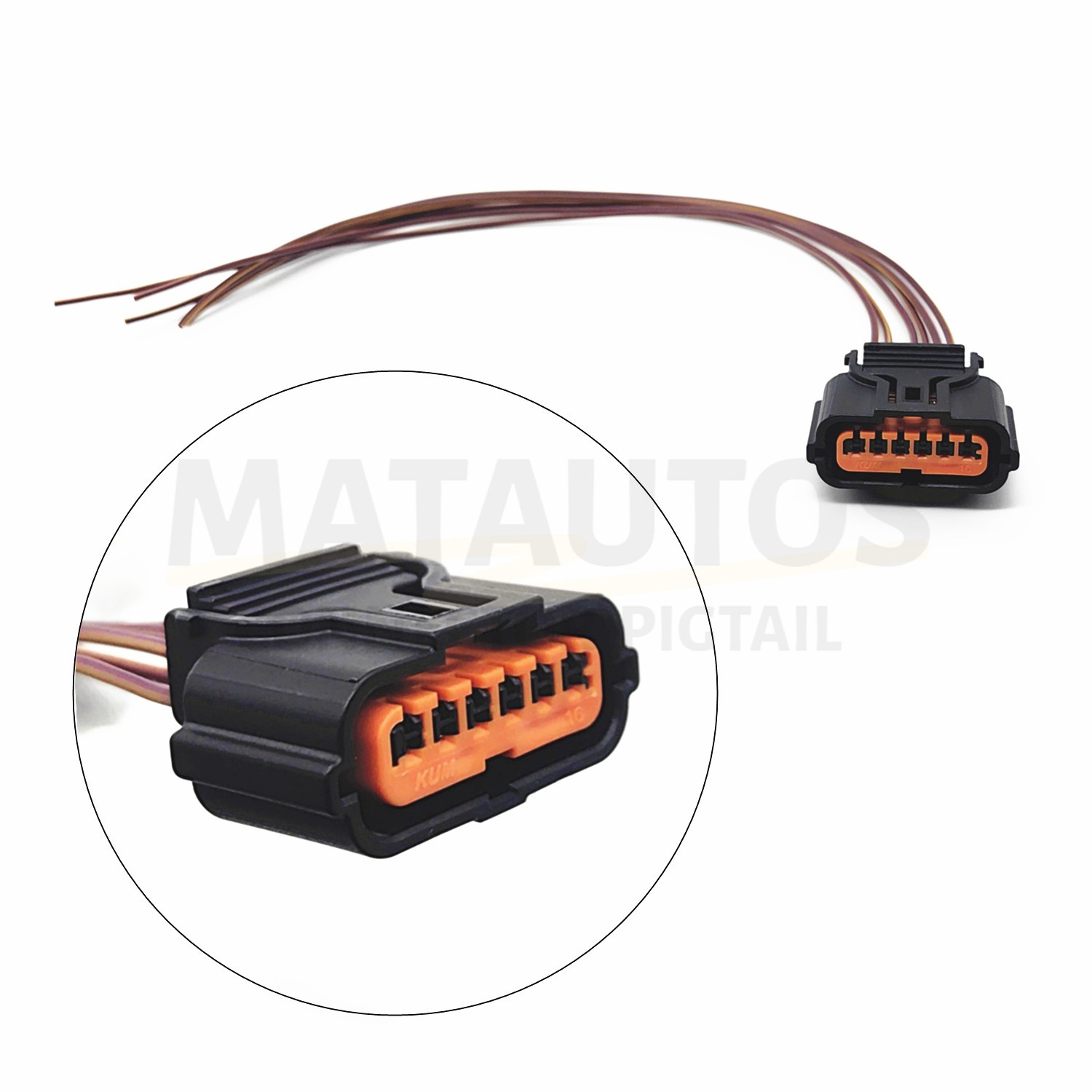 6 Wire Parking Distance Sensor Connector Repair For Hyundai Kona 2018-2021