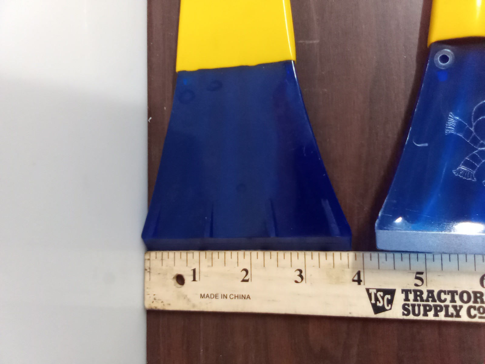 Yellow Windshield Scrapers Set Of 2 Free Shipping