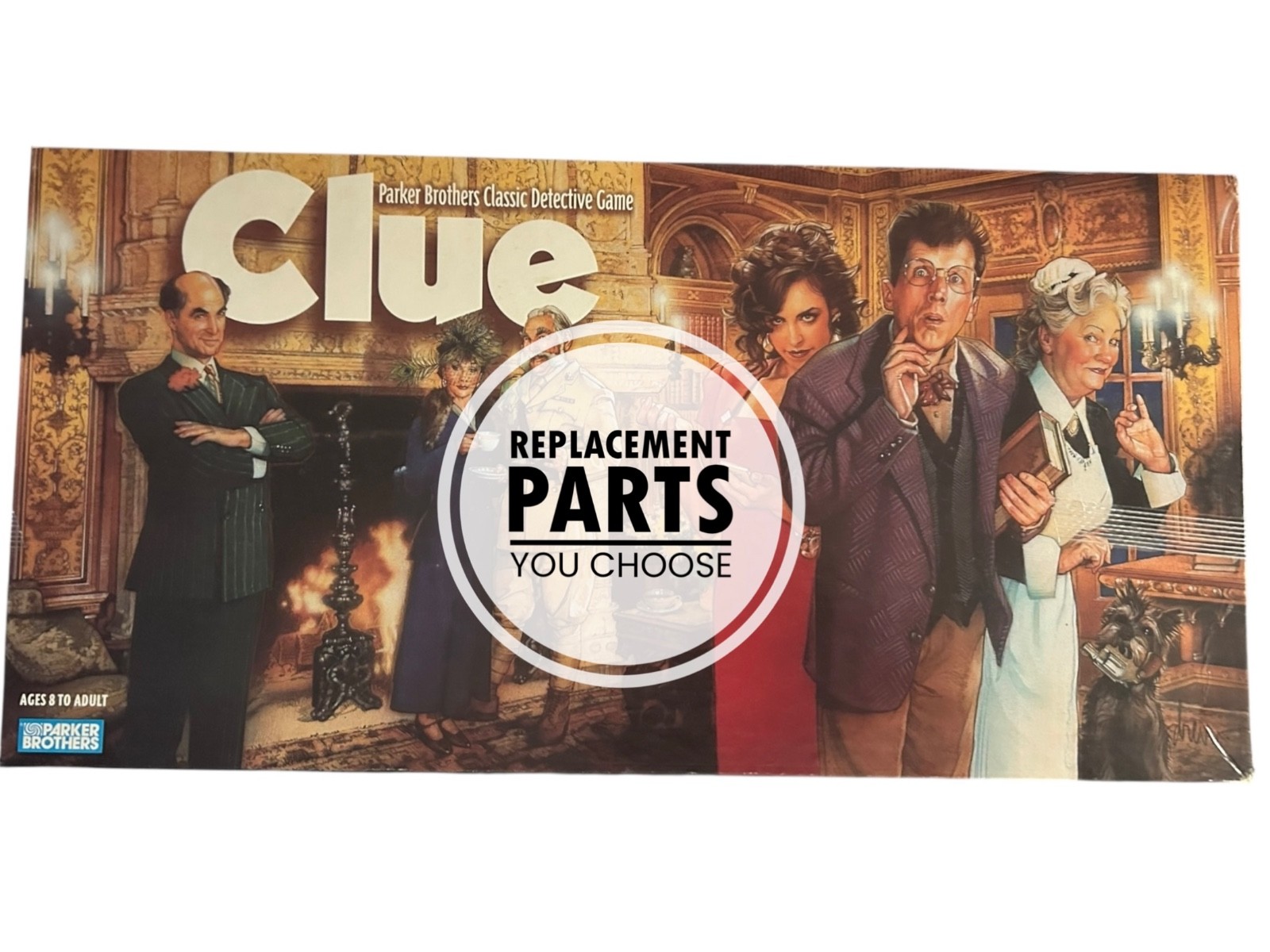VINTAGE Clue 1996 1998 Classic Board Game REPLACEMENT PARTS PIECES YOU CHOOSE