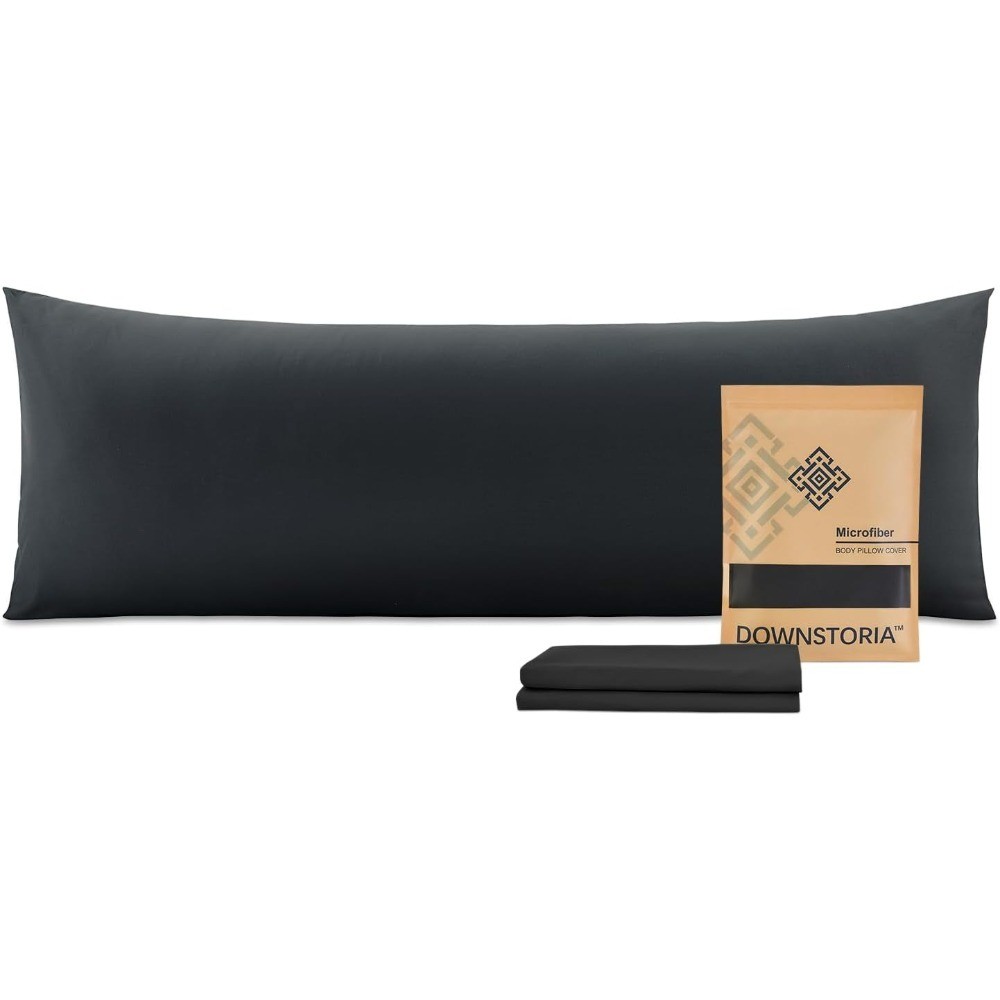 Ultra Soft Microfiber Body Pillow Cover Envelope Closure Long Pillow Case 20x54