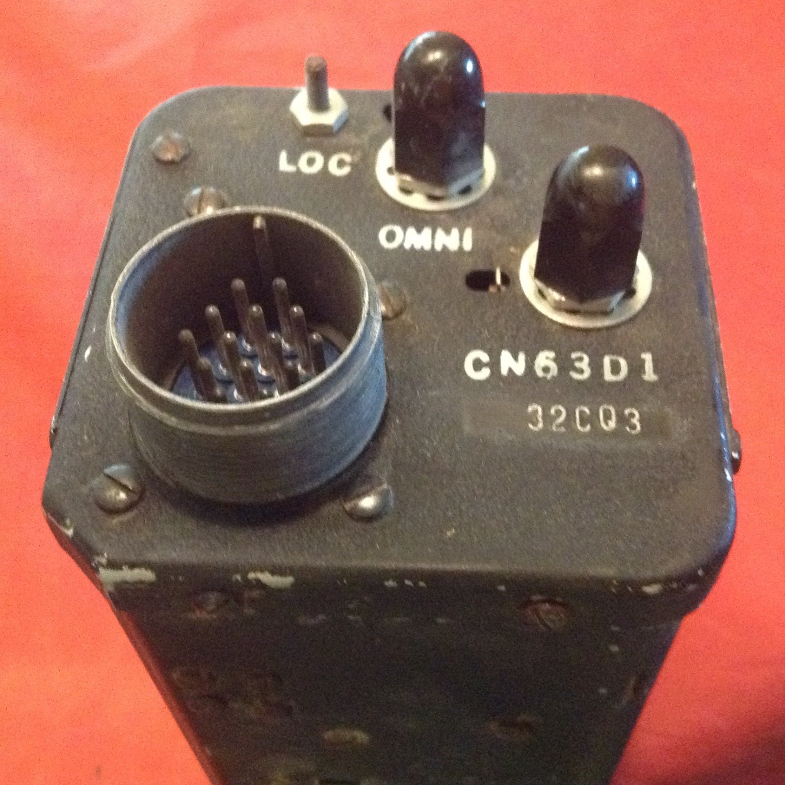 Salvaged NARCO VOA-4 VOR/ILS Nav Converter Indicator - Untested