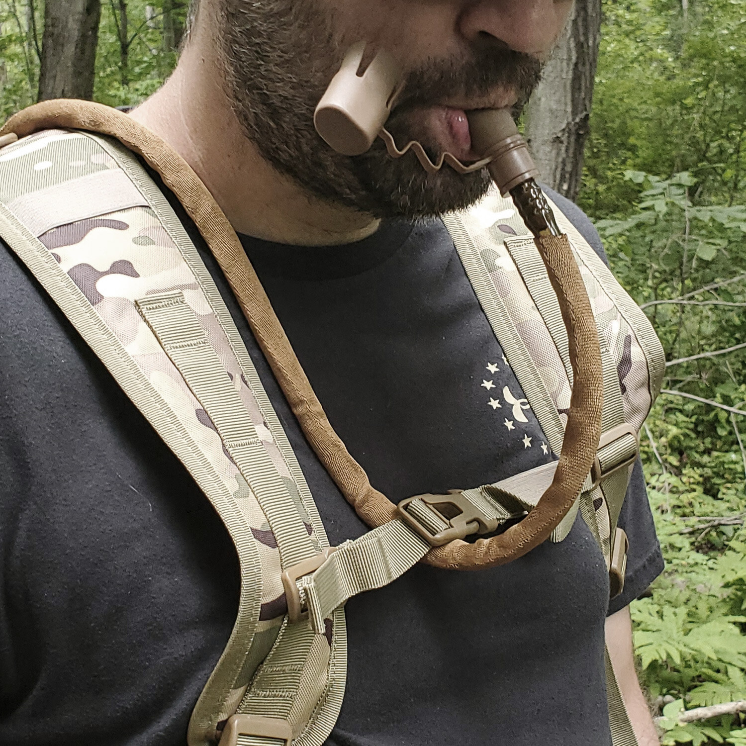 Tactical Hydration Pack with 3L Leak-Proof Water Bladder - 4 Colors Available