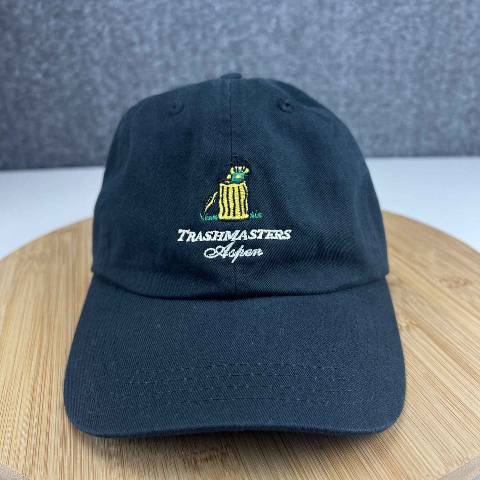 Trashmasters Aspen Golf Tournament Hat Cap Strapback Black Annual Fundraiser