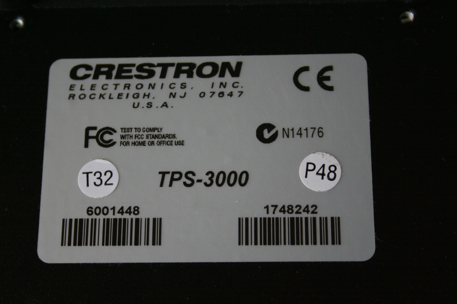 New Crestron isys TPS-3000 Touch Screen Panel 6.4" Tilt Touchscreen Display
