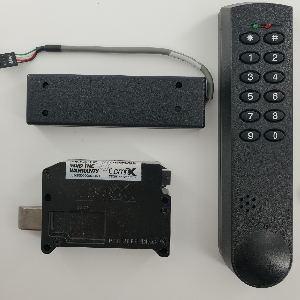 Compx eLock Keypad, Electronic Cabinet Lock – Missing Parts -