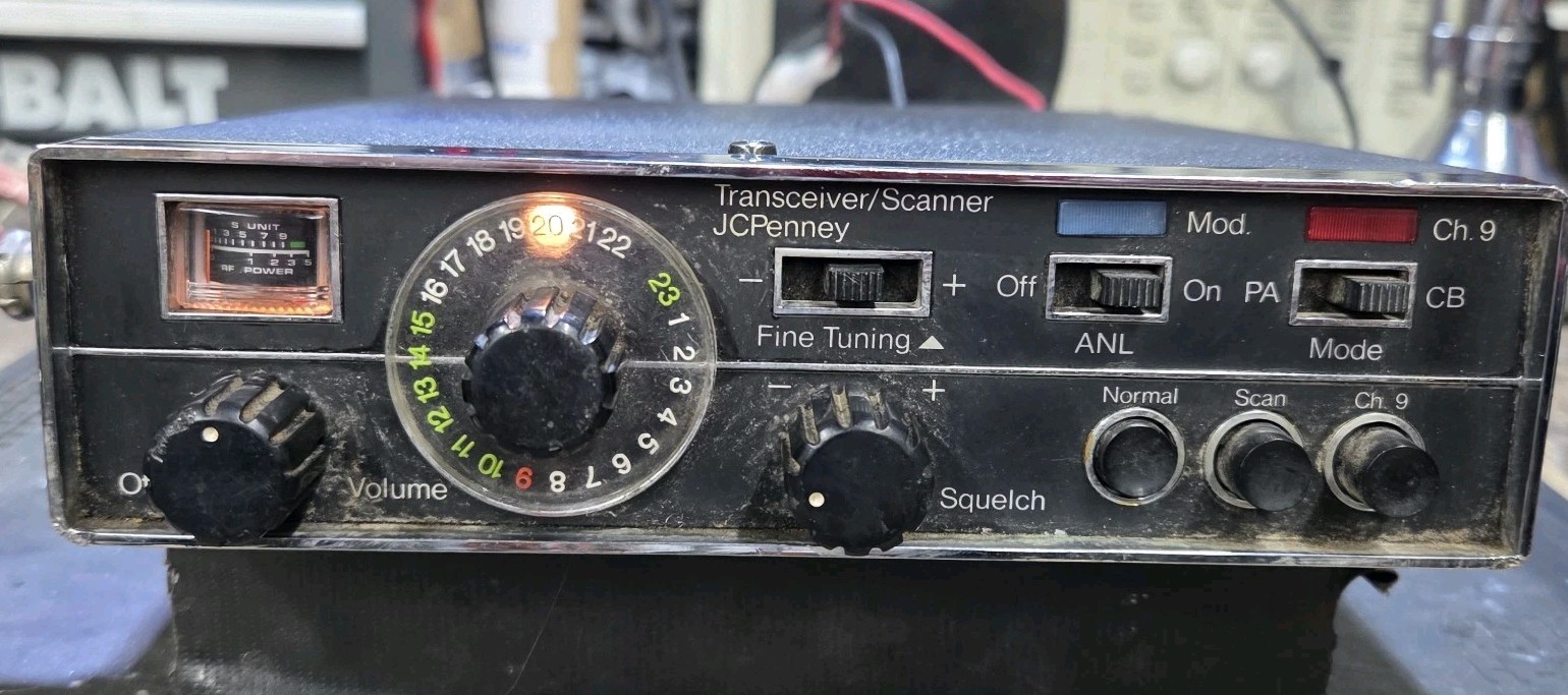 Vintage JC Penny 23 Channel CB Radio 981-7503 (Working, Read Description)