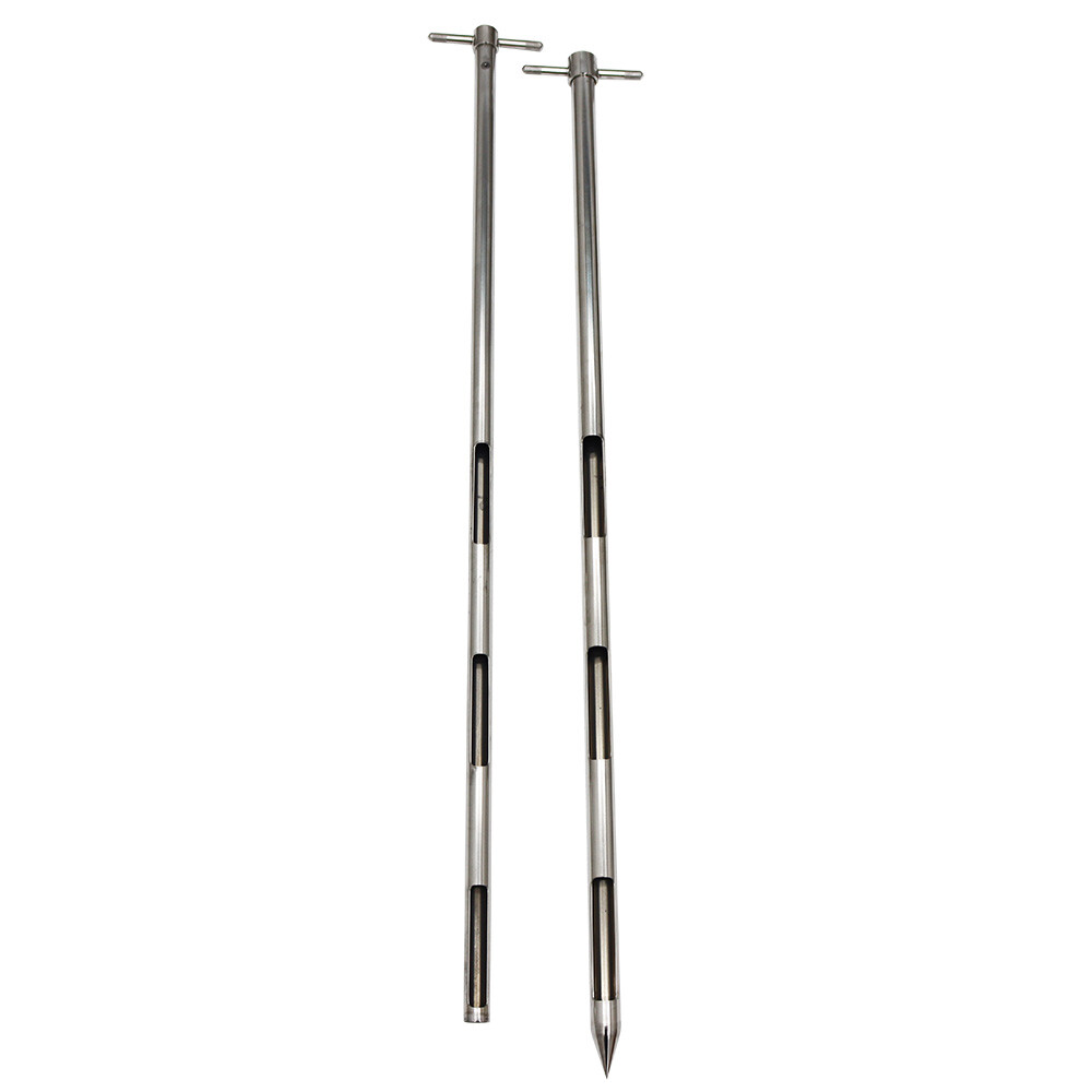 39" L Grain Sampler Rotating Shutter Flour Solid Sampler Double Layer Steel