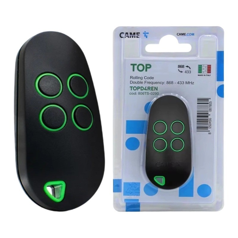 CAME GATE FOB TOP D4REN Garage Door REMOTE Control Barrier 433 868 Hand Set Keys