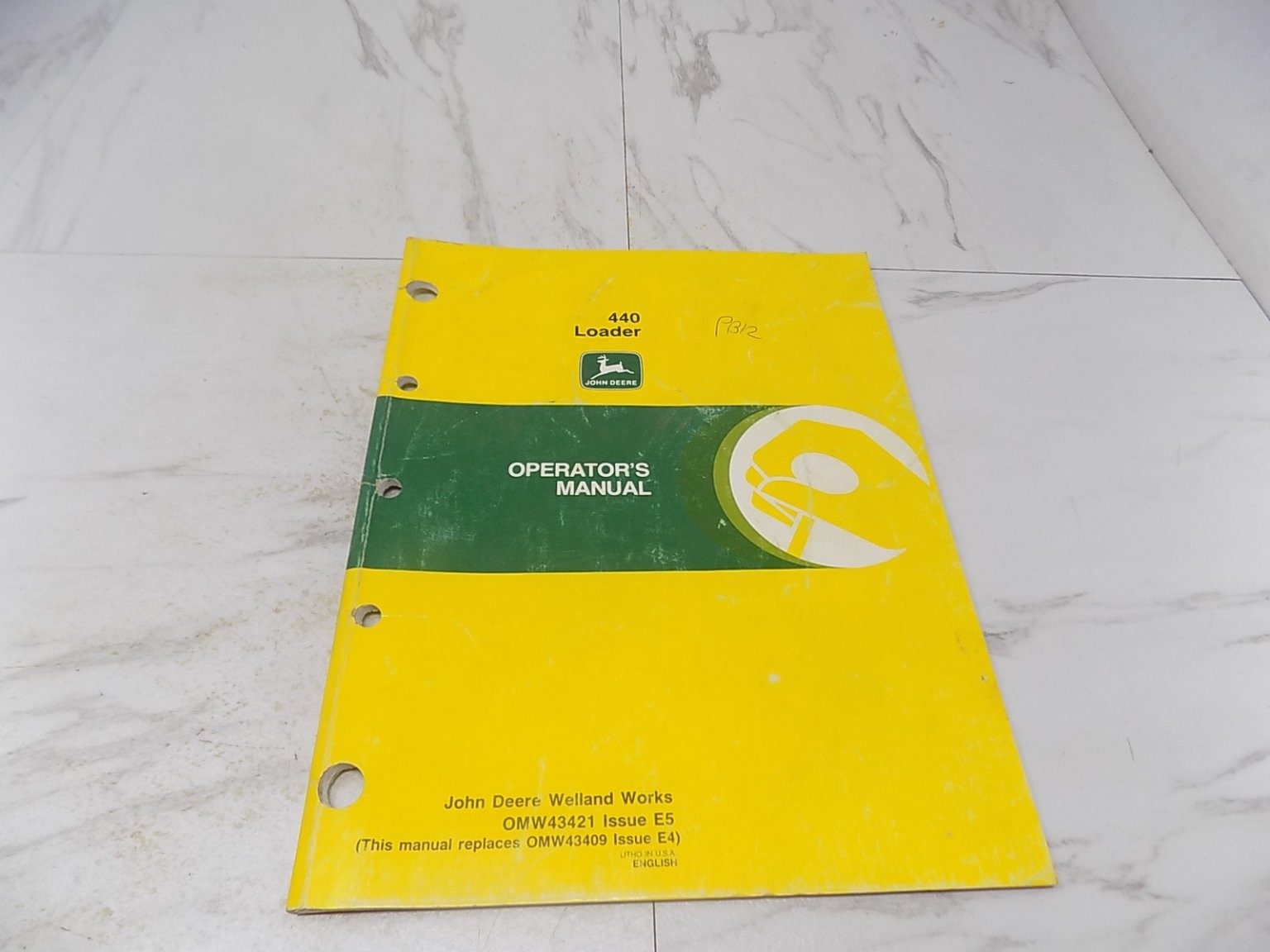 John Deere 440 Loader Operator's Manual OMW43421 Issue E5 English