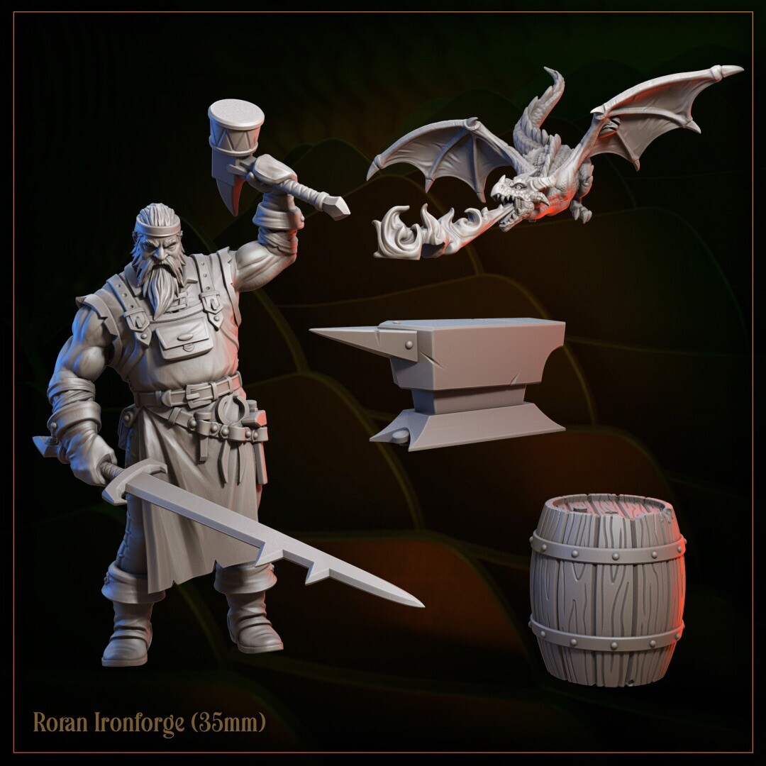 Roran Ironforge, Great Grimoire, Wing Forge