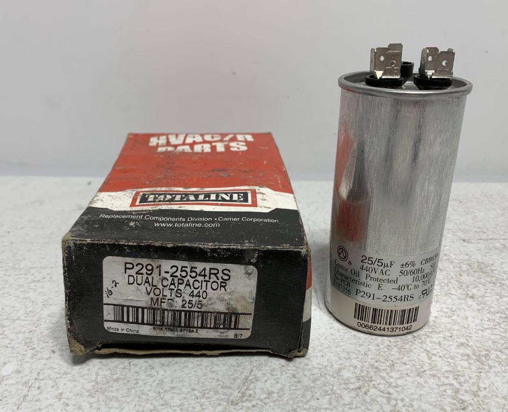 Totaline P291-2554RS Dual Capacitor 25/5 MFD 440V