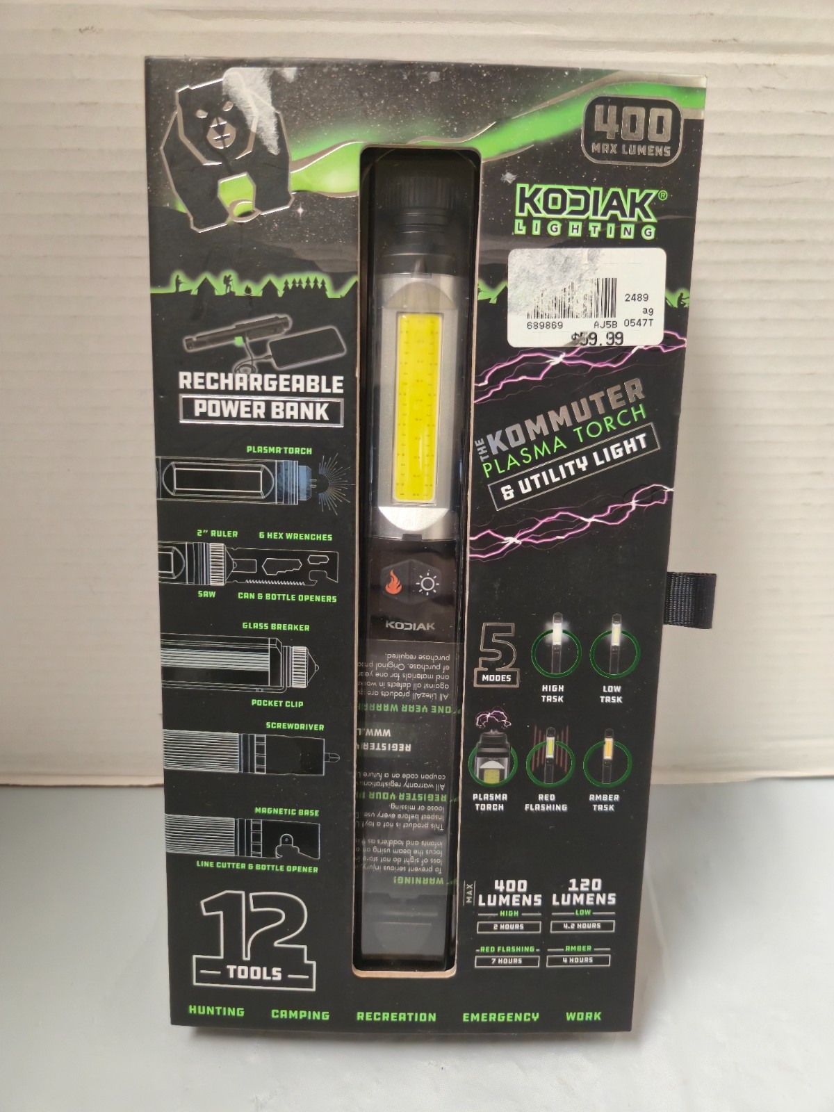 Kodiak Lighting Kommuter Plasma Torch and Utility Light