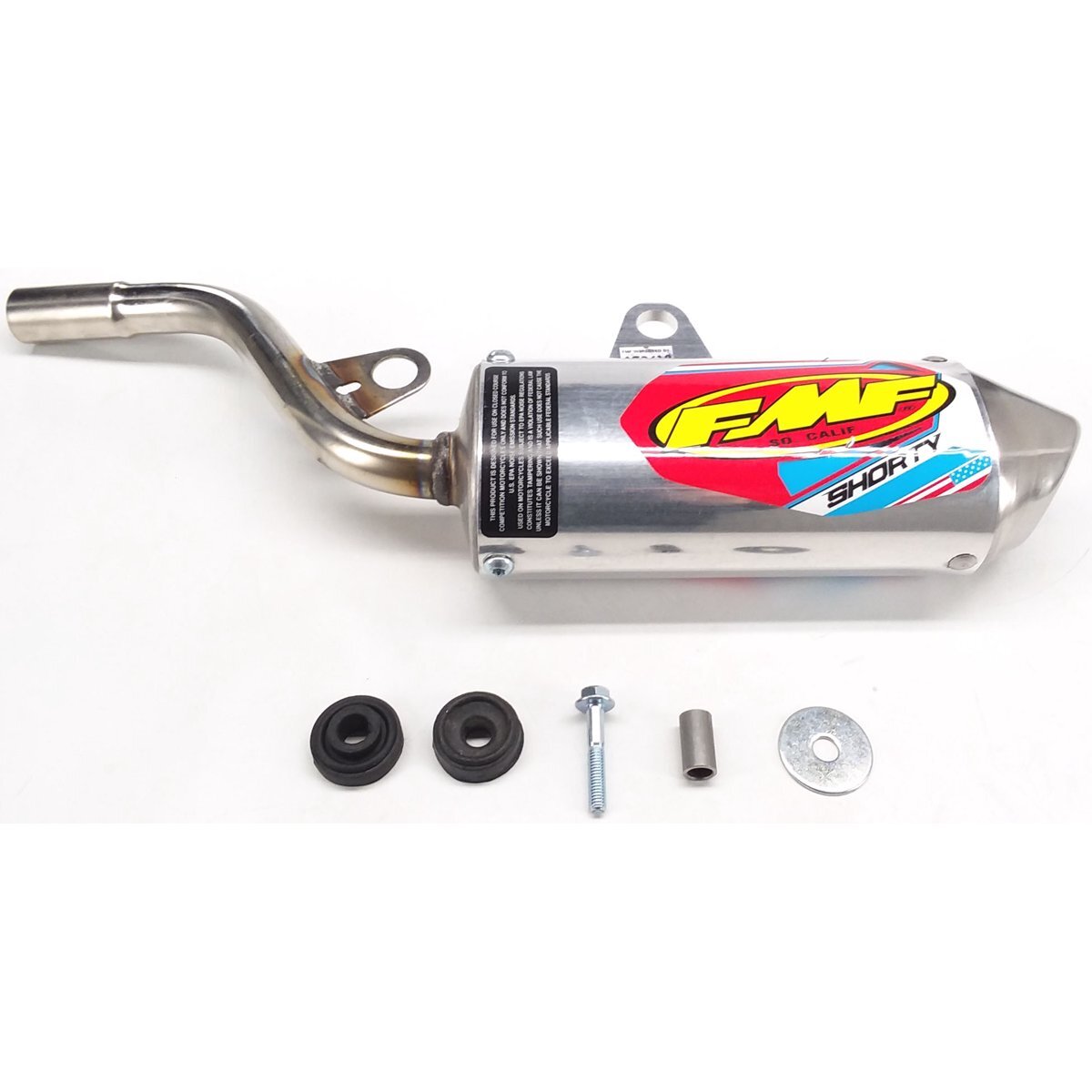 FMF 022009 Powercore 2 Shorty silencer for 98+ Kawasaki KX80 KX85 KX100 KX112