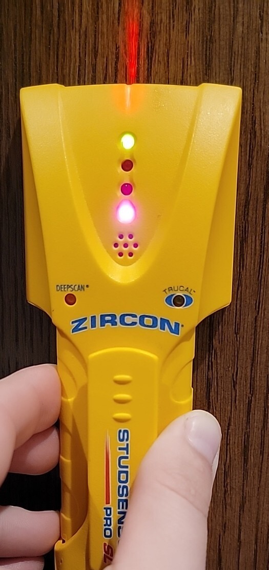 Zircon Studsensor Pro SL Wall Stud Finder EUC Deepscan Trucal Laser WORKS!