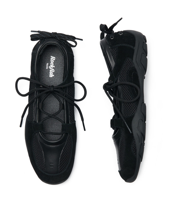 Rockfish Weatherwear Nicole Weaving Laceup Sneakers V2 Women Lifestyle Shoes BK