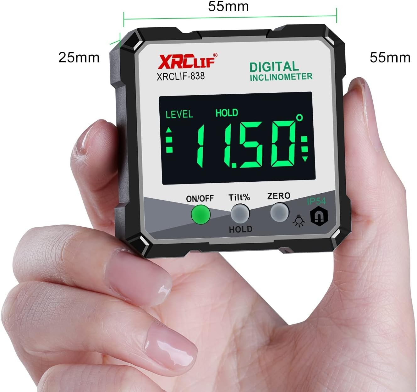 Precision Magnetic Angle Gauge - Durable Digital Protractor for DIY Enthusiasts