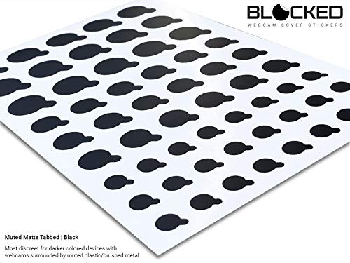 Low-Tack Restickable Webcam/Camera Vinyl Covers - Multiple