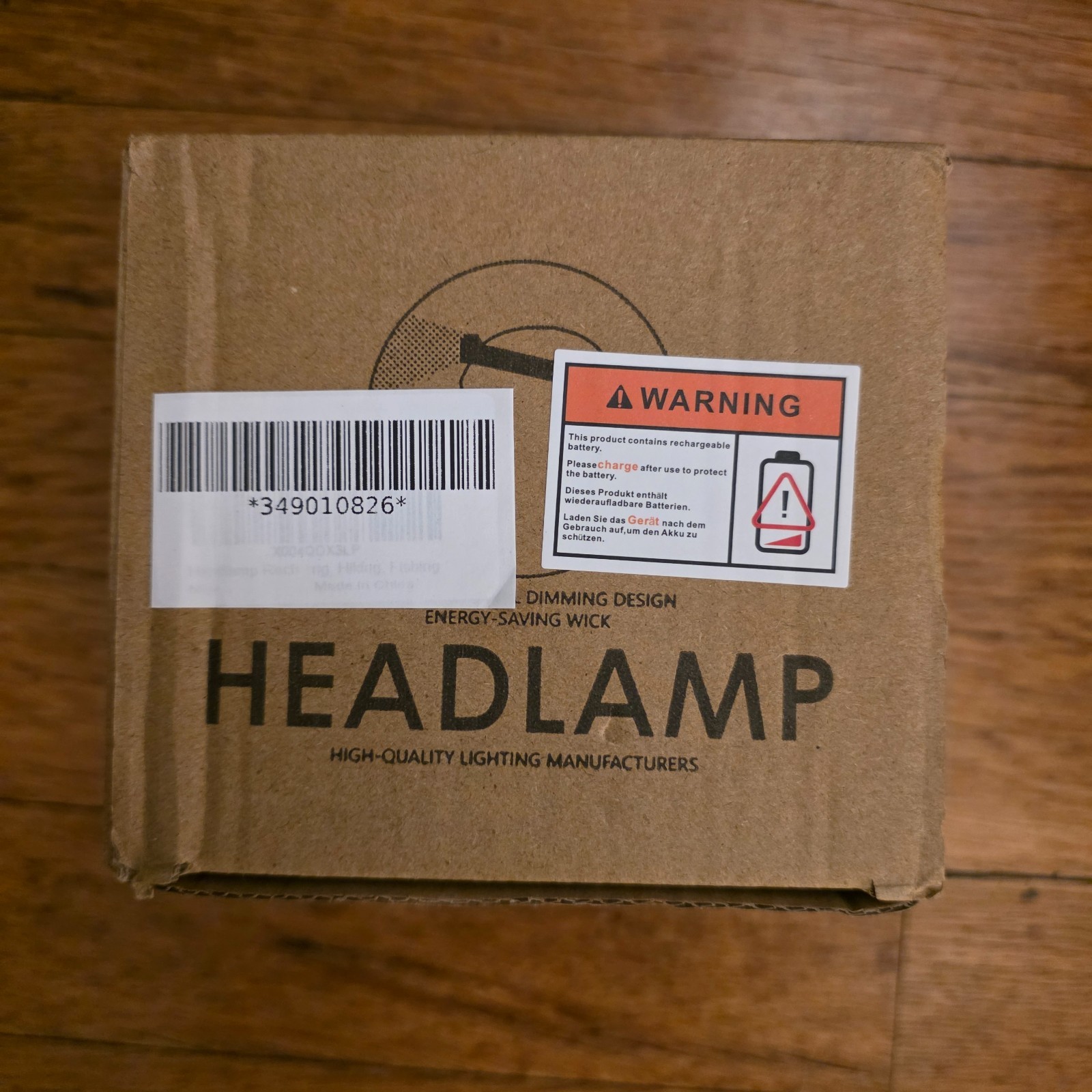 Rechargeable Headlamp 3000LM Motion Sensor Zoom Waterproof Adjustable Light