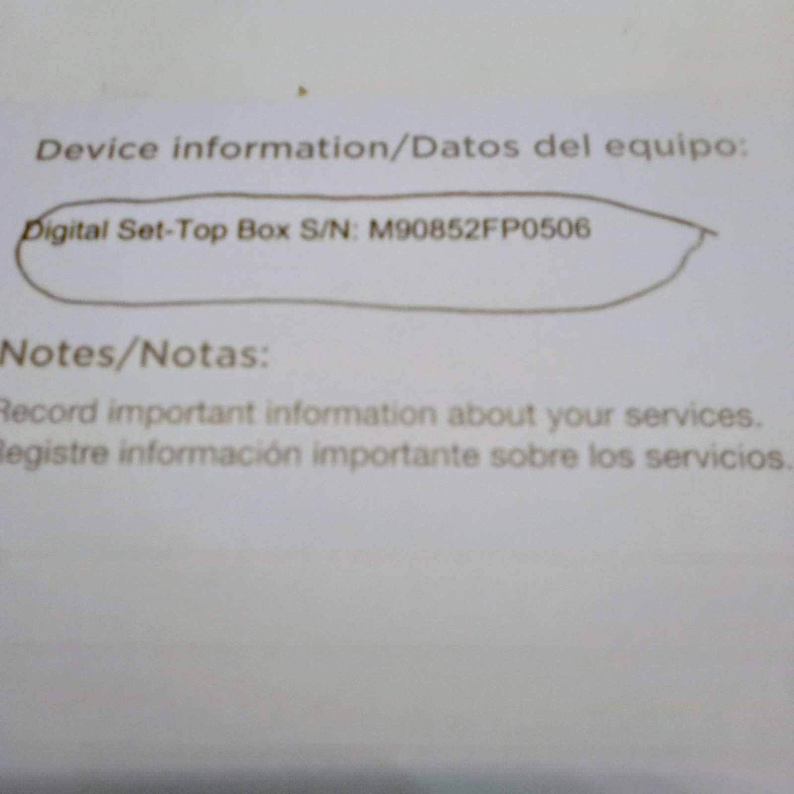 Xfinity Set Top Box Unused