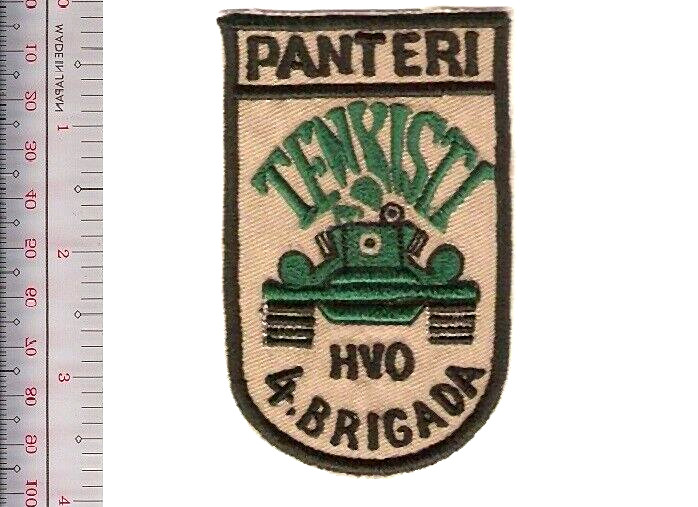 Bosnia & Herzegovina Army 4th Panther Brigade Panteri Tenkisti HVO vel NO TARIFF