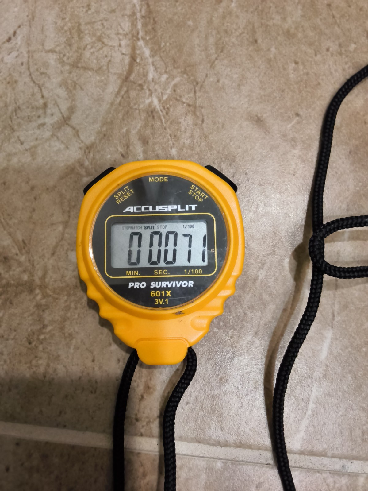 ACCUSPLIT Pro Survivor A601X Stopwatch (WORKING)