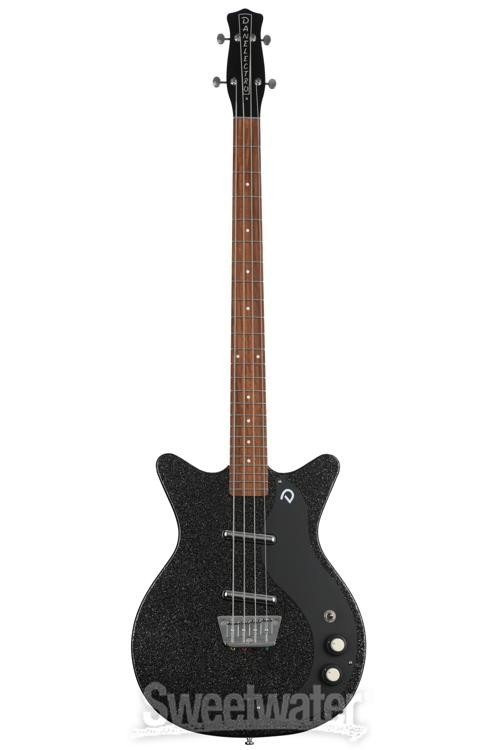 Danelectro '59DC Short Scale Bass - Black Metalflake