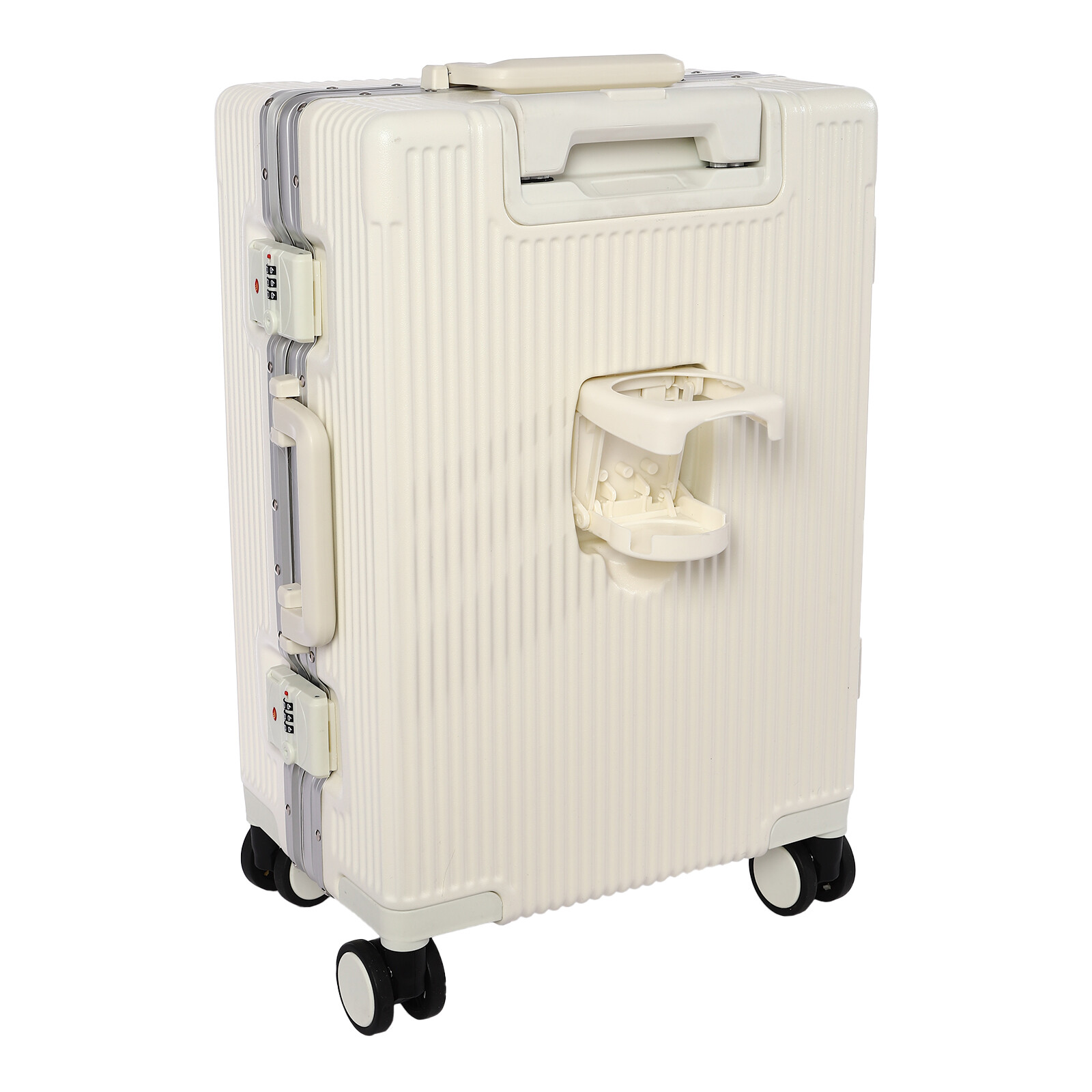 20" Boarding Suitcase Suitcase w/Front Pocket, 14"-15" Laptop Case Trolley