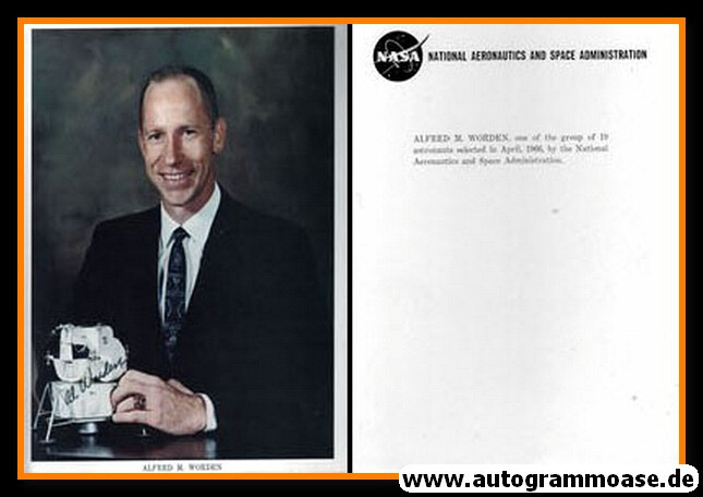 Autograph Spaceflight (NASA) | Alfred M. WORDEN | 1966 Print (Portrait Color XL)