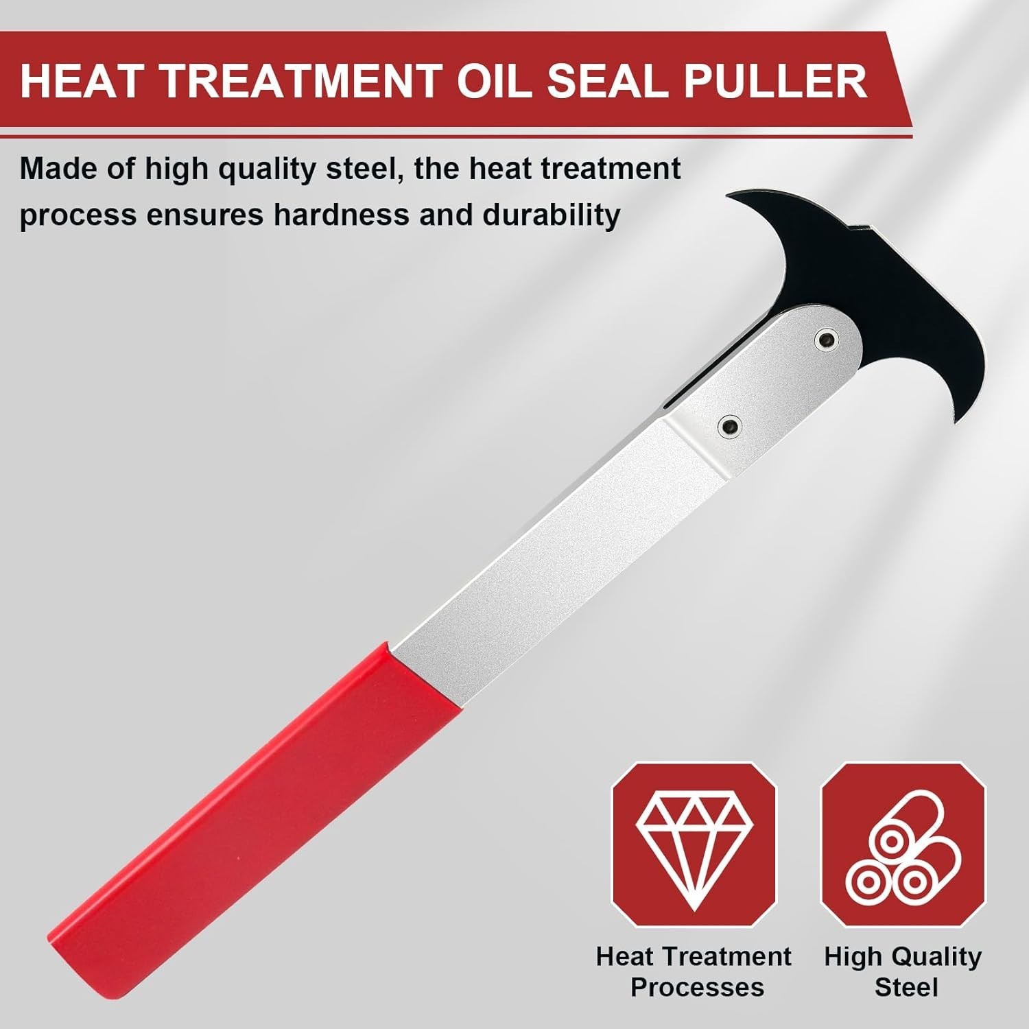 Seal Puller, 3rd Generation Oil Seal Removal Tool with 30% Thicker Dual Hook Tip