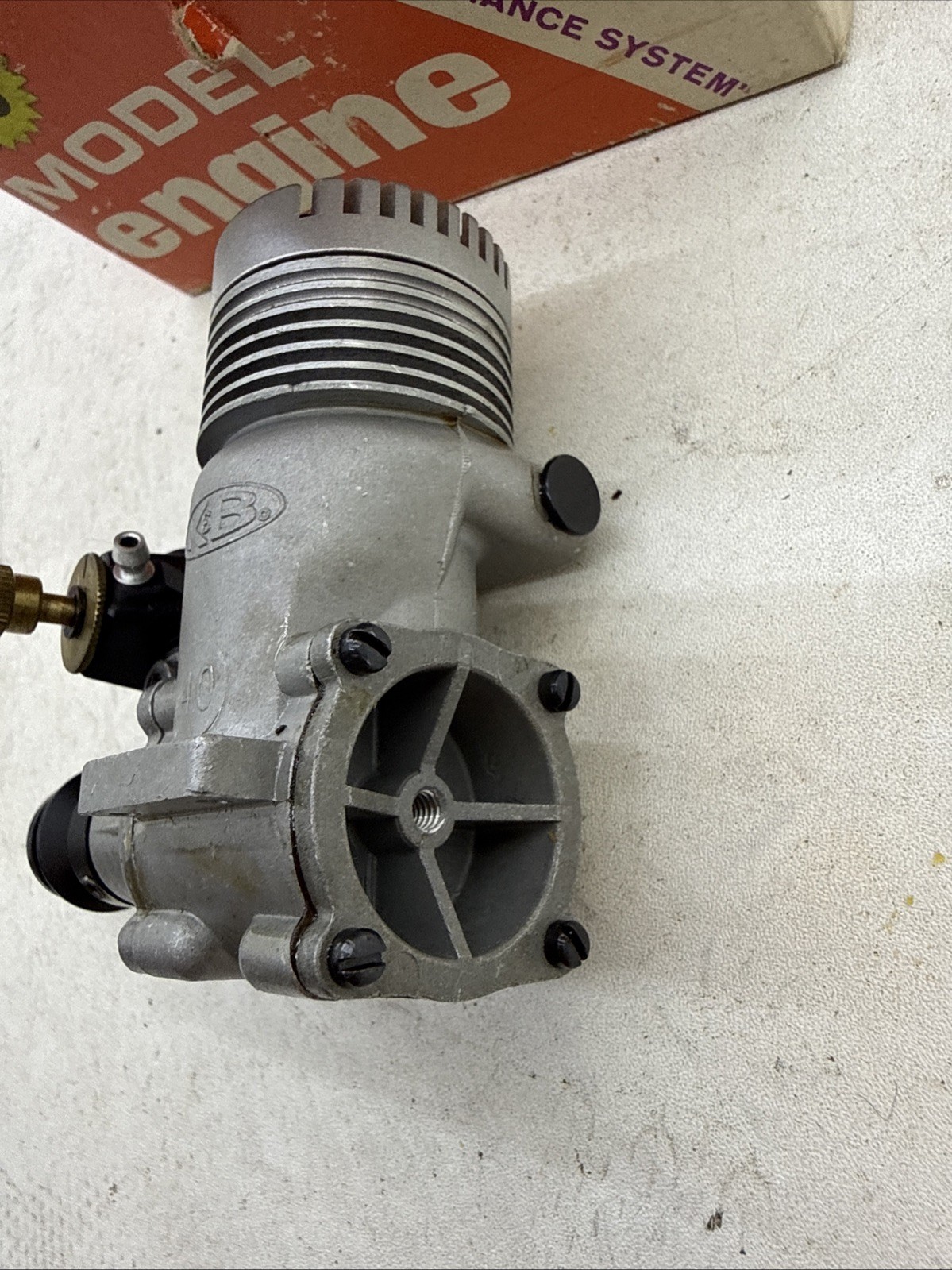 K&B 40 Series 75 Front Rotor R/c Model Airplane Kit Engine M7