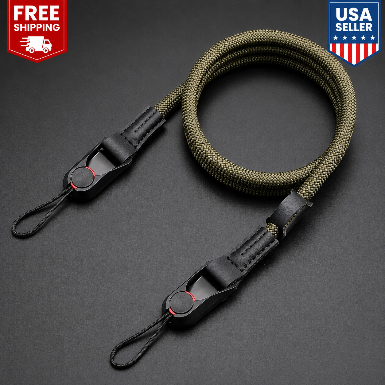 Quick Release Camera Neck Strap Adjustable Rope Strap for DSLR Mirrorless